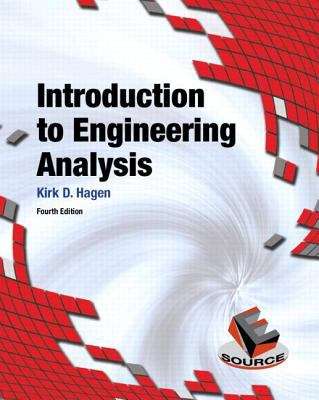 Book cover of Introduction To Engineering Analysis (Fourth Edition)