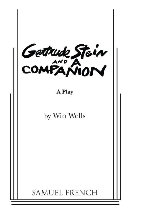 Book cover of Gertrude and Stein and a Companion