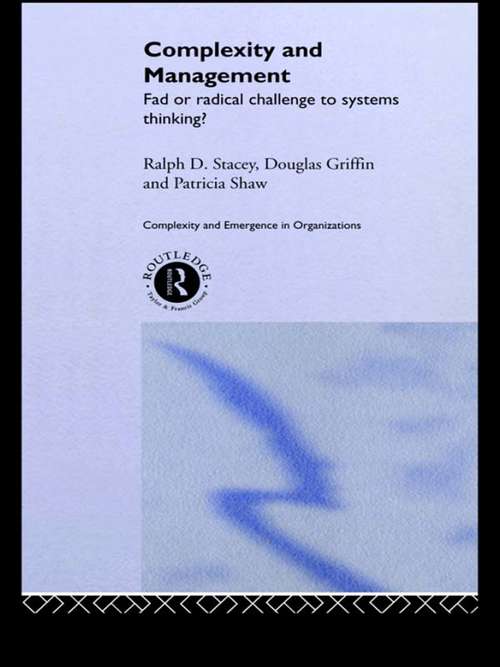 Book cover of Complexity and Management
