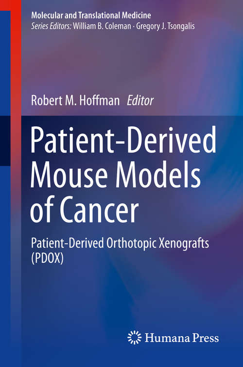 Book cover of Patient-Derived Mouse Models of Cancer