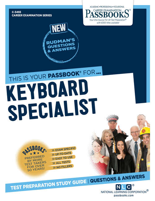 Book cover of Keyboard Specialist: Passbooks Study Guide (Career Examination Series: C-3493)
