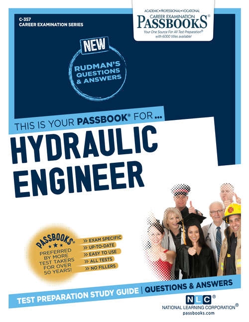 Book cover of Hydraulic Engineer: Passbooks Study Guide (Career Examination Series: C-357)