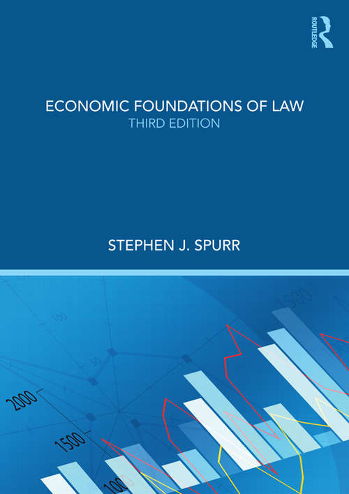 Book cover of Economic Foundations of Law (3)