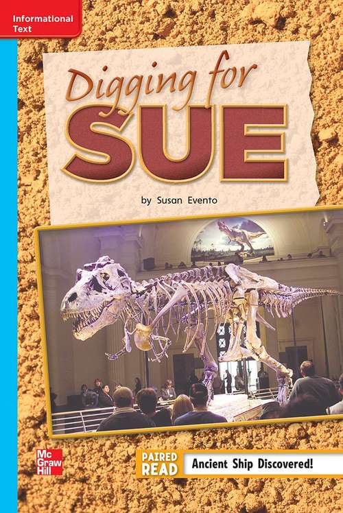 Book cover of Digging for Sue [On Level, Grade 2]