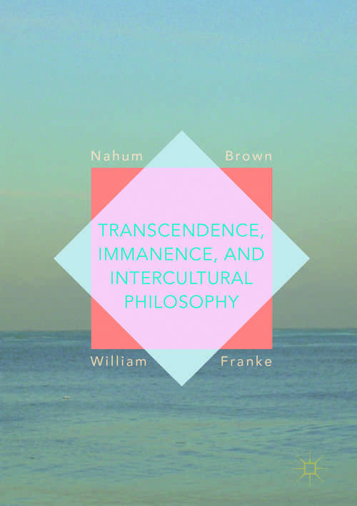 Book cover of Transcendence, Immanence, and Intercultural Philosophy