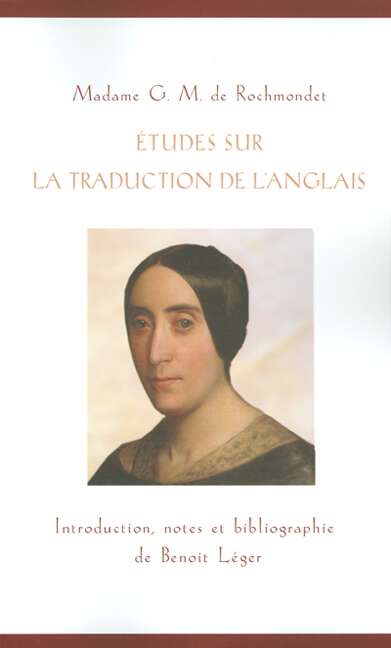 Book cover of Études sur la traduction de l’anglais (Regards sur la traduction)