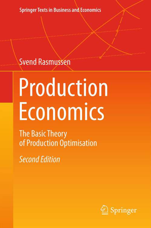 Book cover of Production Economics