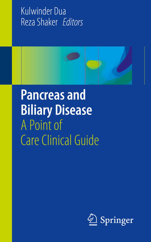 Book cover of Pancreas and Biliary Disease