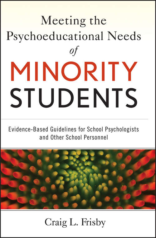 Book cover of Meeting the Psychoeducational Needs of Minority Students