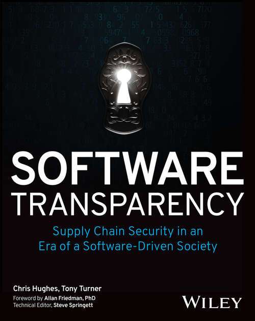 Book cover of Software Transparency: Supply Chain Security in an Era of a Software-Driven Society