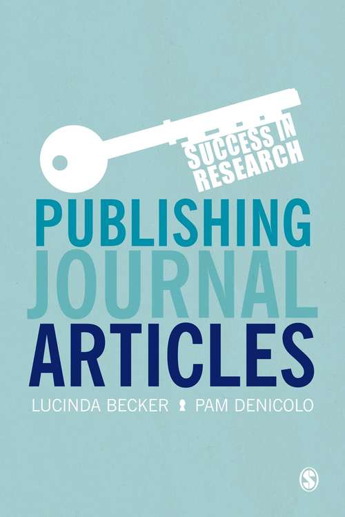 Publishing Journal Articles (Success in Research)