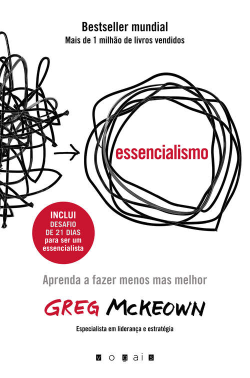 Book cover of Essencialismo: Aprenda a Fazer Menos mas Melhor