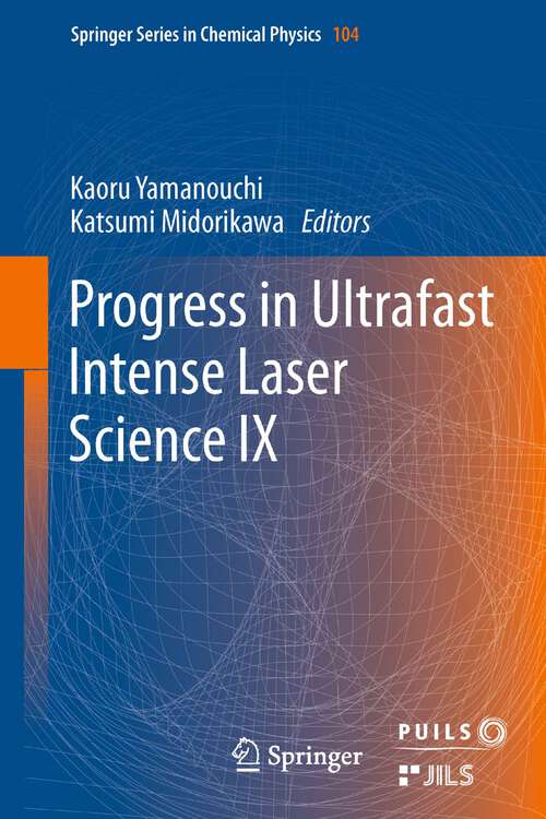 Book cover of Progress in Ultrafast Intense Laser Science