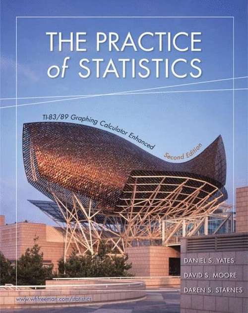 The Practice of Statistics: TI-83/89 Graphing Calculator Enhanced (2nd Edition)