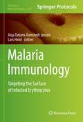 Malaria Immunology: Targeting the Surface of Infected Erythrocytes (Methods in Molecular Biology #2470)