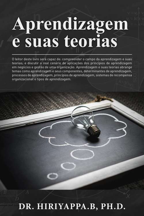 Book cover of Aprendizagem e suas teorias