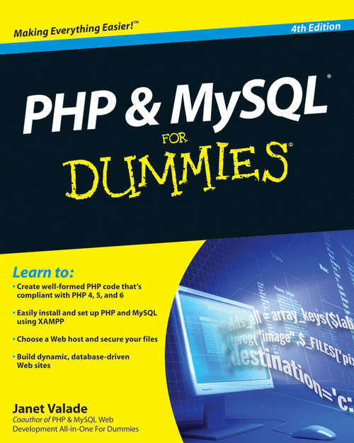 Book cover of PHP & MySQL For Dummies