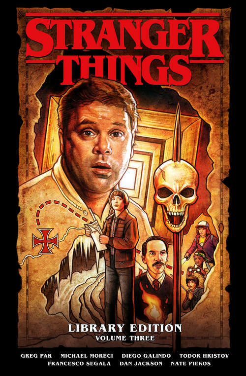 Book cover of Stranger Things Library Edition Volume 3 (Graphic Novel)