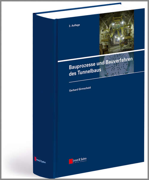 Book cover of Bauprozesse und Bauverfahren des Tunnelbaus (3)