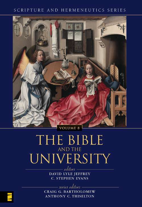 Book cover of The Bible and the University