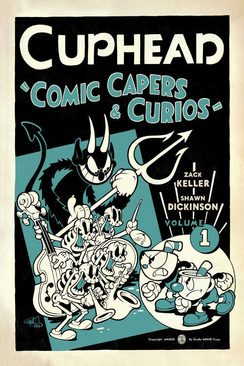 Book cover of Cuphead Volume 1: Comic Capers & Curios