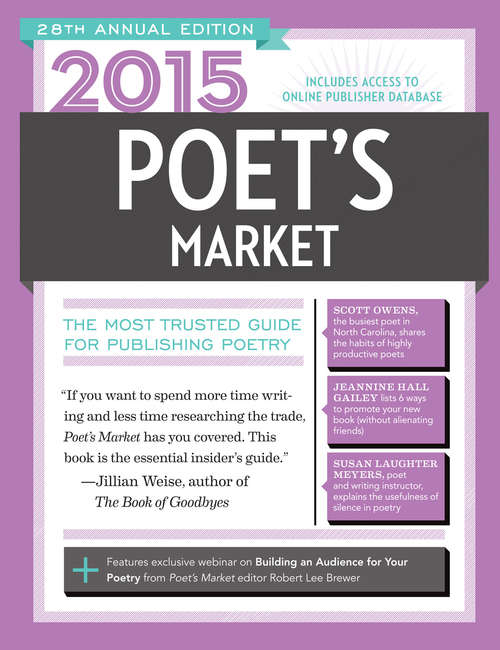 Book cover of 2015 Poet's Market