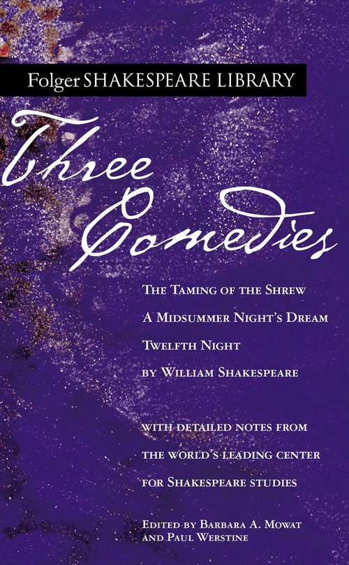 Book cover of Three Comedies