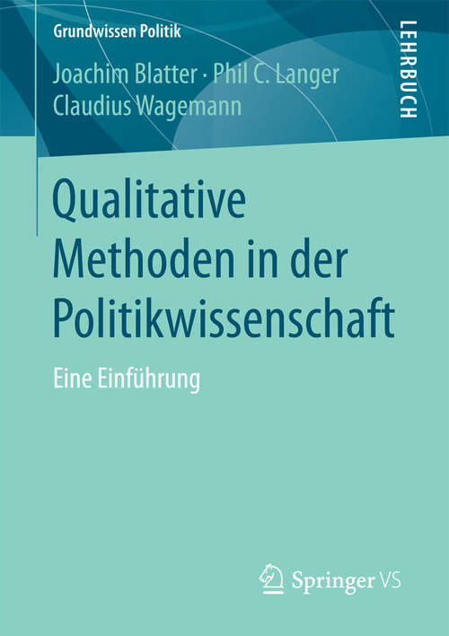 Book cover of Qualitative Methoden in der Politikwissenschaft
