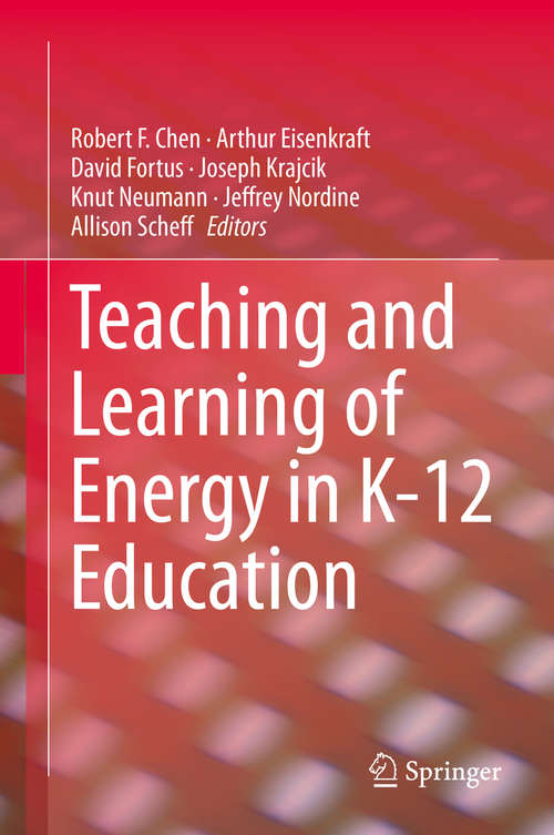 Book cover of Teaching and Learning of Energy in K - 12 Education
