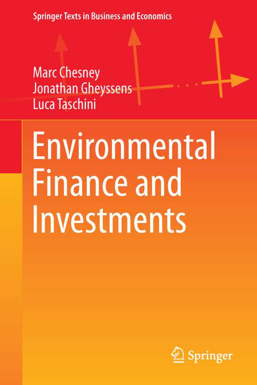 Book cover of Environmental Finance and Investments