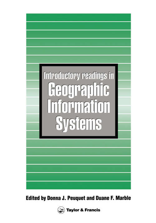 Book cover of Introductory Readings In Geographic Information Systems