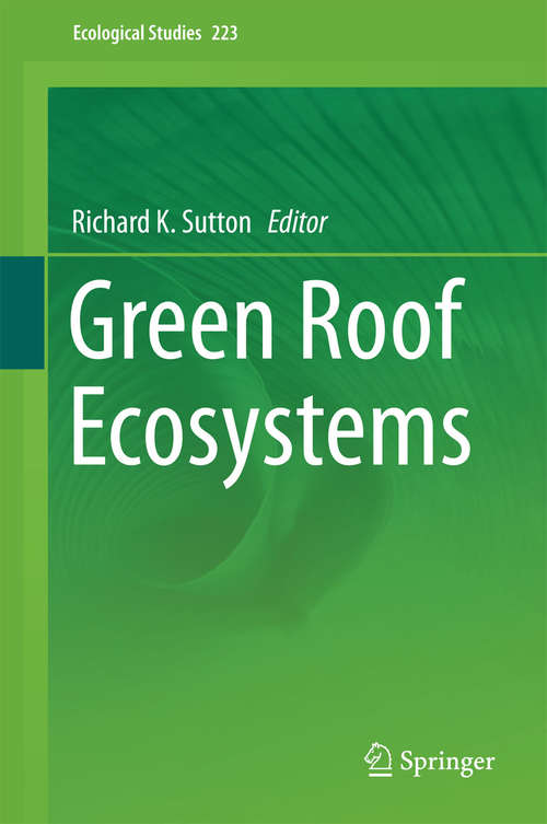 Book cover of Green Roof Ecosystems