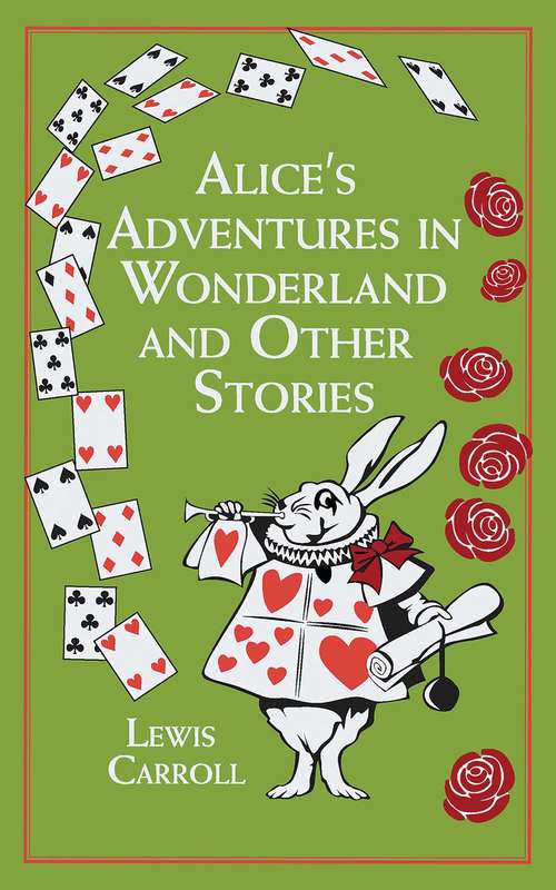 Book cover of Alice's Adventures in Wonderland: An Edition Printed In The Deseret Alphabet (Leather-bound Classics)