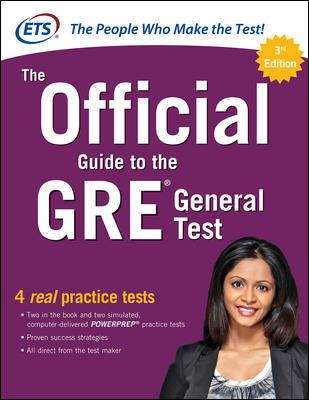 Book cover of The Official Guide to the GRE General Test (Third Edition)
