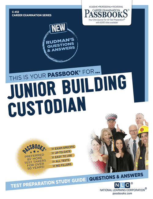 Book cover of Junior Building Custodian: Passbooks Study Guide (Career Examination Series: C-412)