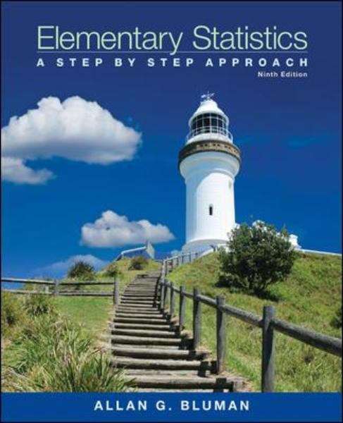 Book cover of Elementary Statistics: A Step By Step Approach (Ninth Edition)