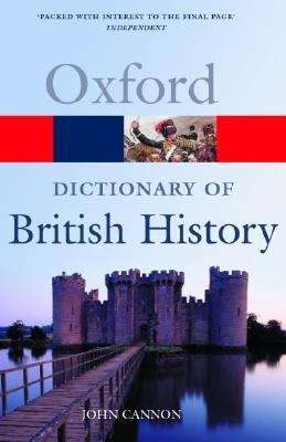 Book cover of A Dictionary of British History