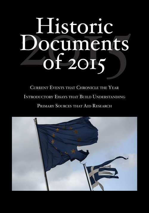 Book cover of Historic Documents of 2015