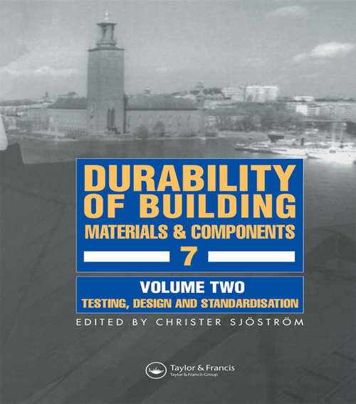 Book cover of Durability of Building Materials & Components 7 vol.2