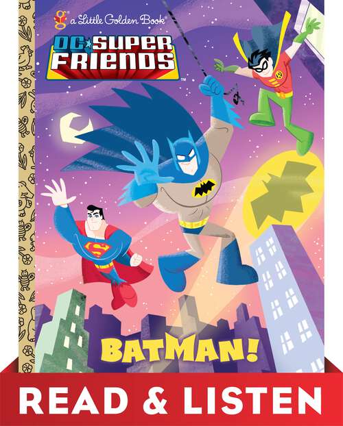 Book cover of Batman! (Little Golden Book)