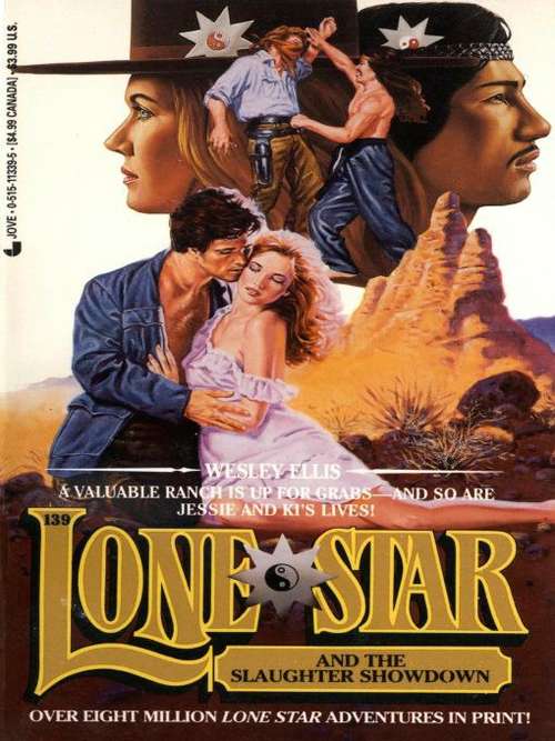 Book cover of Lone Star and the Slaughter Showdown