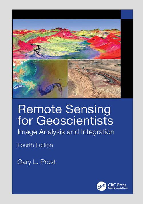Book cover of Remote Sensing for Geoscientists: Image Analysis and Integration (4)