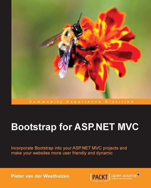 Book cover of Bootstrap for ASP.NET MVC