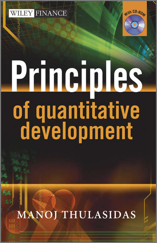Book cover of Principles of Quantitative Development