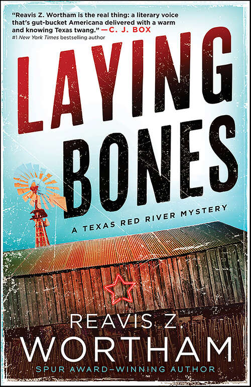 Book cover of Laying Bones (Texas Red River Mysteries #8)