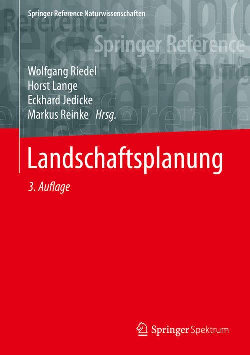 Book cover of Landschaftsplanung