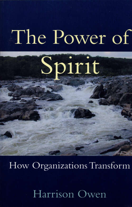 Book cover of The Power of Spirit: How Organizations Transform (1)