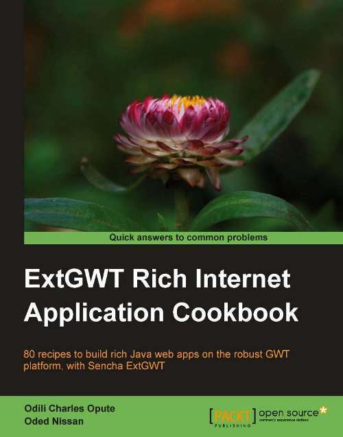Book cover of ExtGWT Rich Internet Application Cookbook