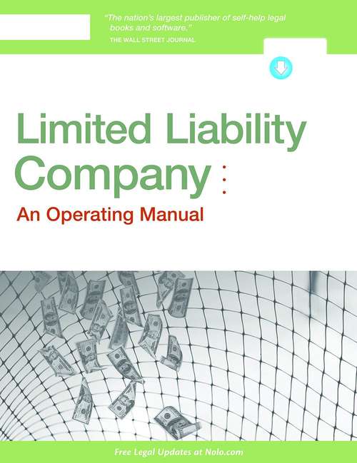 Book cover of Your Limited Liability Company: An Operating Manual