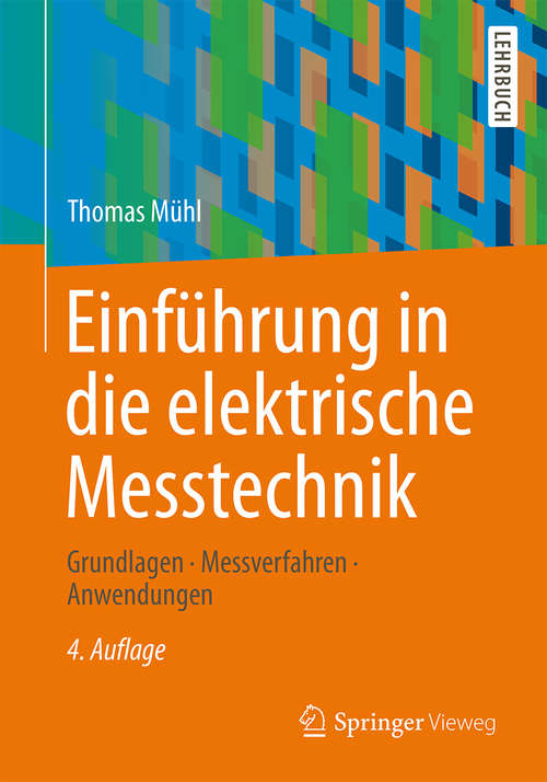 Book cover of Einführung in die elektrische Messtechnik